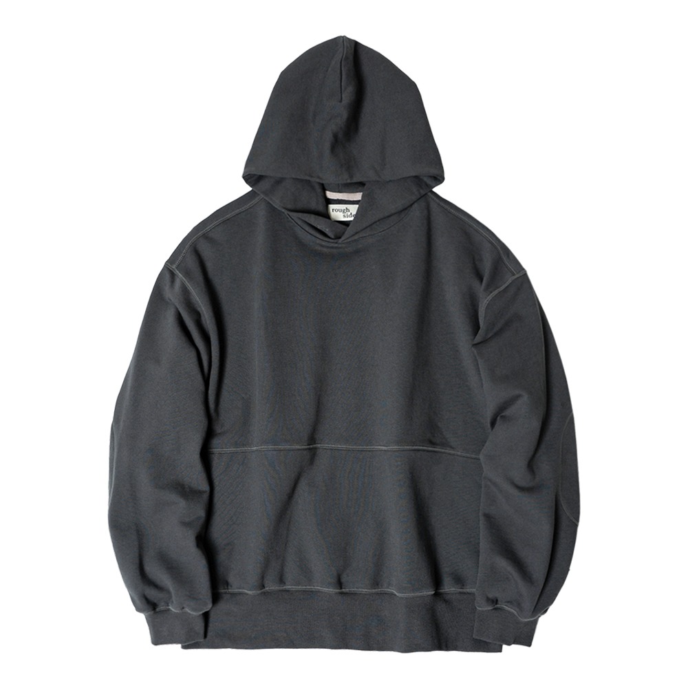 ROUGH SIDE111.Oversized Hoodie(Charcoal)