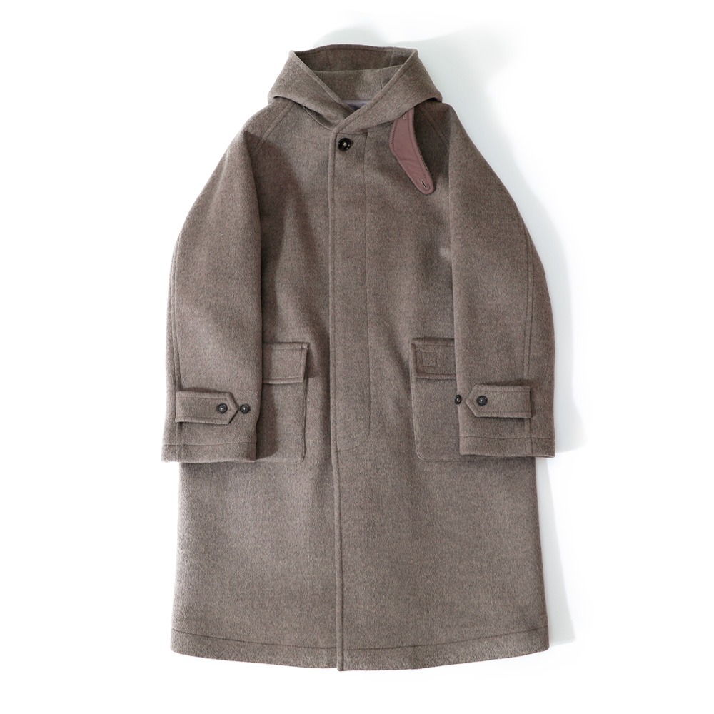 HORLISUN21FW Longgrove Wool Hood Coat(Melange Beige)