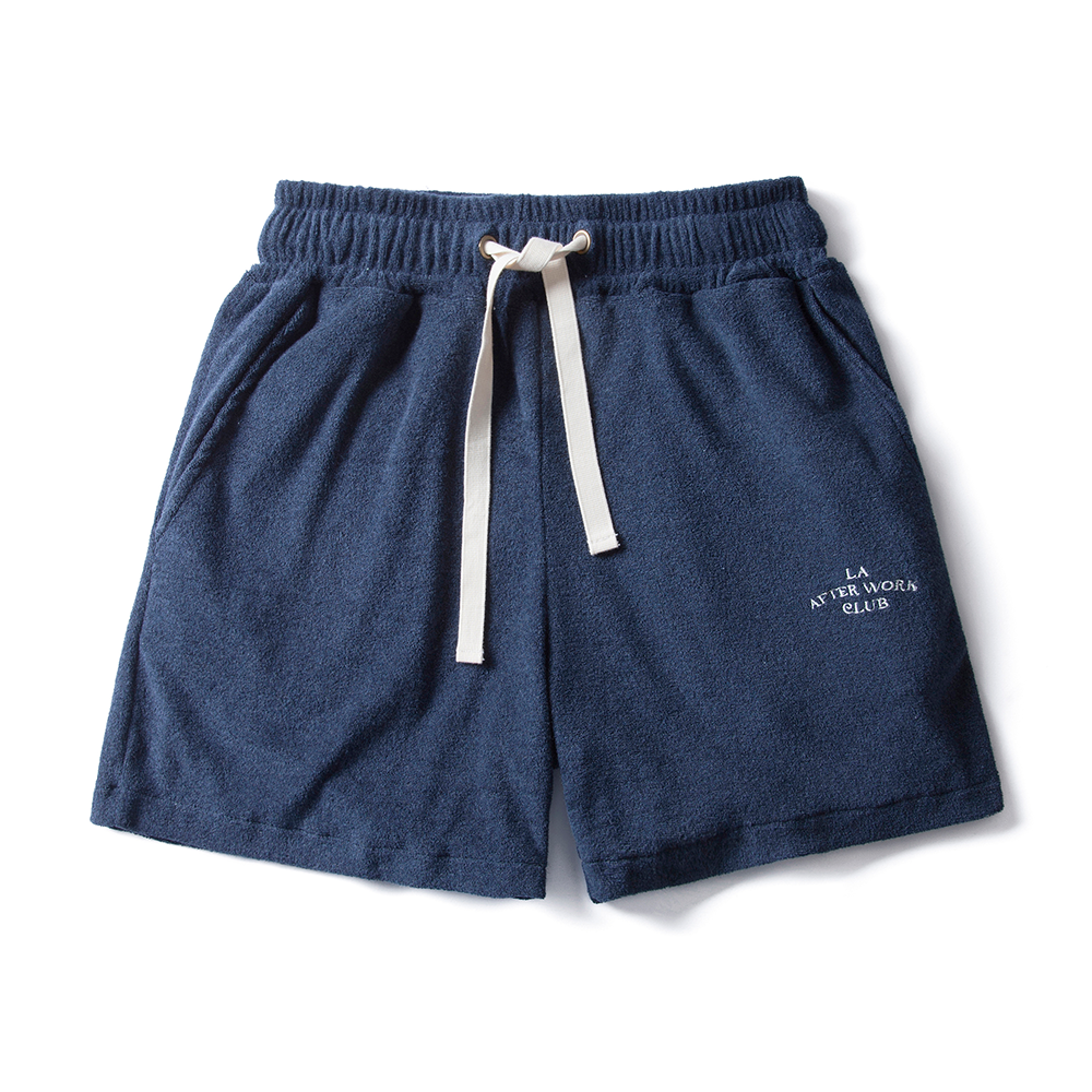 AmfeastSWING CLUB LAWomens Terry Atheletic Shorts(Navy)