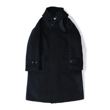 HORLISUN21FW Longgrove Wool Hood Coat(Black)