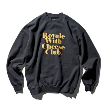 DEUTERO* RESTOCK*W-Movie Club Sweat Shirts(Vintage Black)