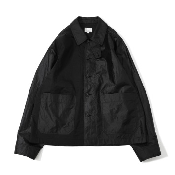 HORLISUNCapital Crease Front Jacket(Black)
