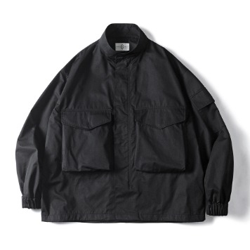 ESFAIESFAI X DGRE X SLOW BOYM65 Short Oversized Jacket(Black)