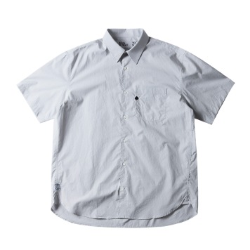 BEAT &amp; SLNCPoplin Half Shirts(Grey)30% OFF
