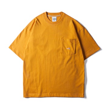 ESFAITrunk ShowPaper Airplane Logo Pocket T-shirts(Mustard)