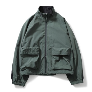 HORLISUN23SS Parker Color Block Jacket(Forest Green)