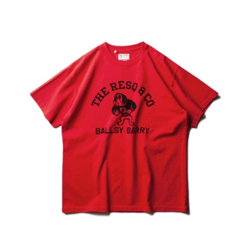 THE RESQ &amp; COBallgame Graphic Tee(Coral Red)