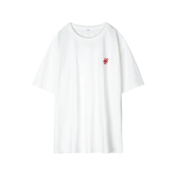 YOUNEEDGARMENTSCompact Yarn Centeury T-shirt(White)