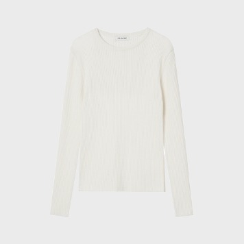 KEI CURRENTRib Sweater(Ivory)40% OFF
