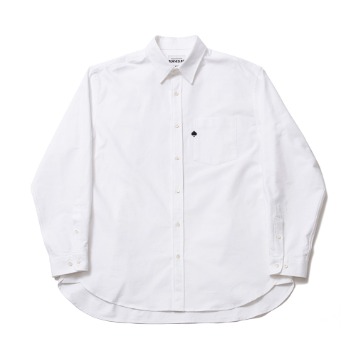 BEAT &amp; SLNCRelaxed Oxford Shirts(White)