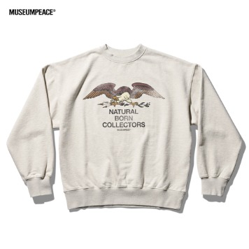 DEUTEROAmerican Eagle Sweat Shirts(O-Melange Grey)