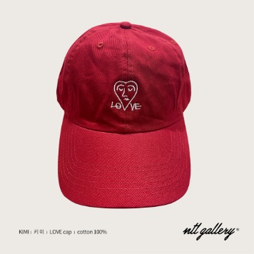 NTL GALLERYLove Cotton CapLimited Edition(Red)