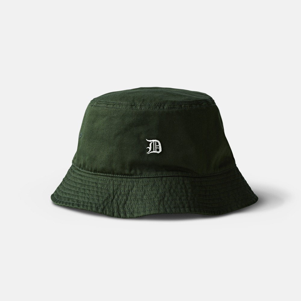 DEUTERODTR1964 DTRO+AFST 90s D Bucket Hats(Forest Green)