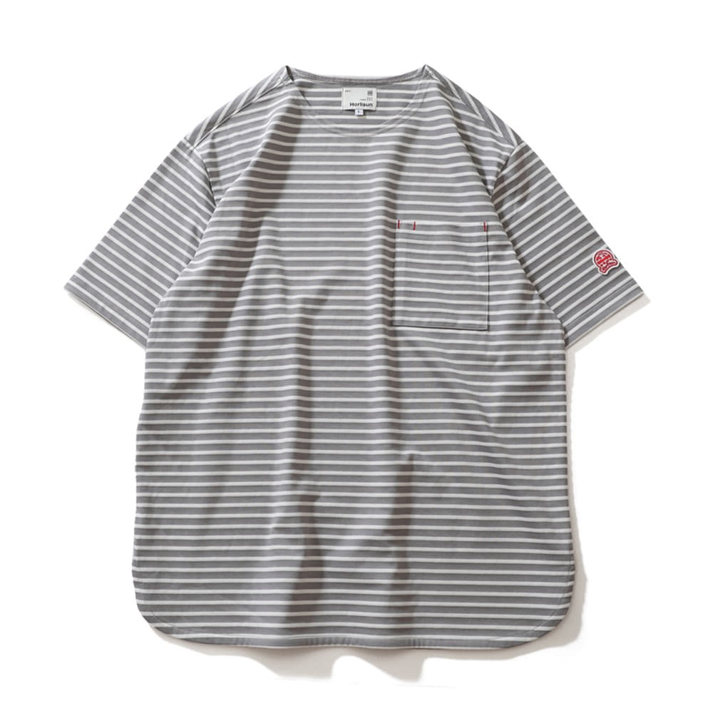 HORLISUNUnion Short Sleeve Pocket T-Shirts(Grey)