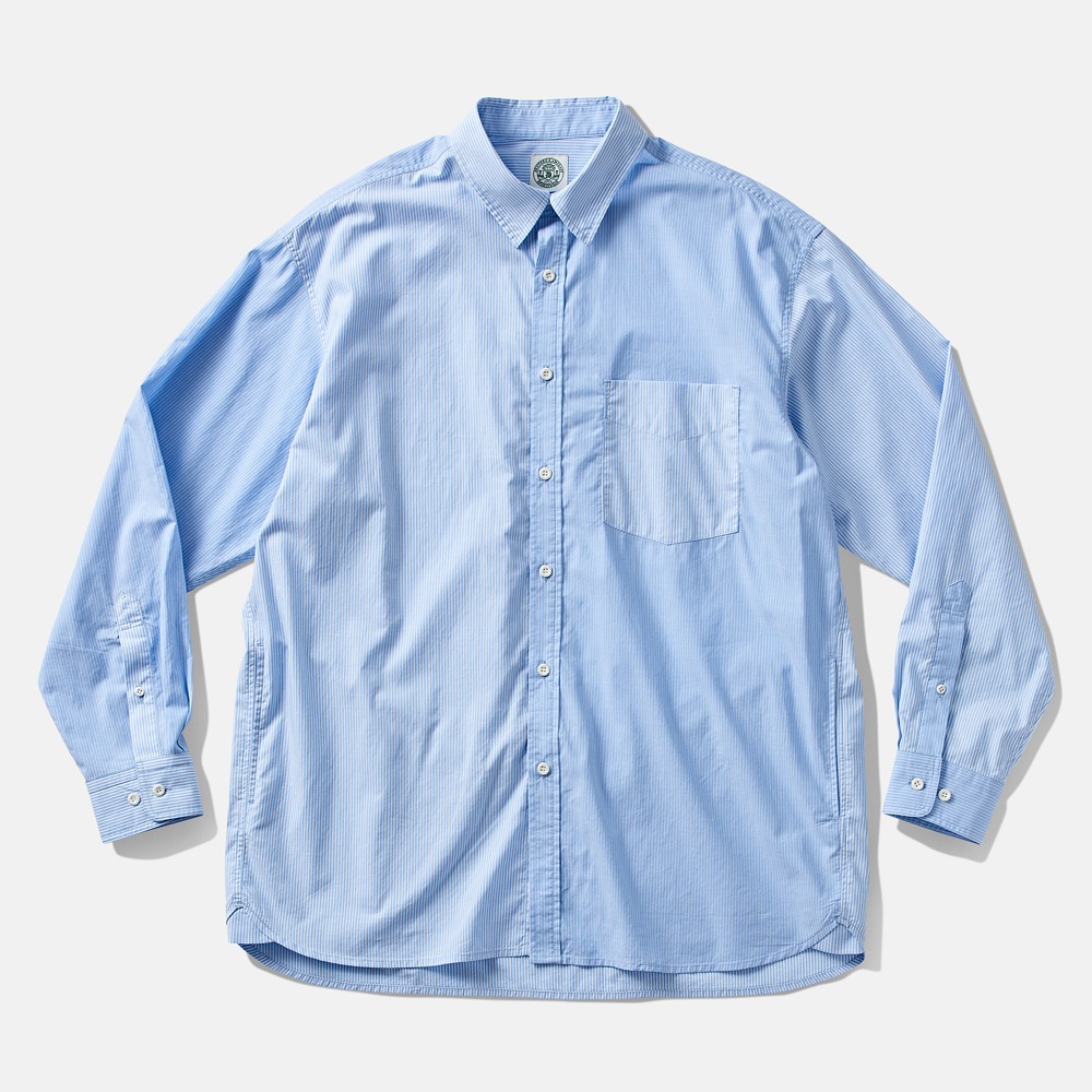 DEUTERODTRO+AFST 90s Mixed L/S Shirts(Blue)