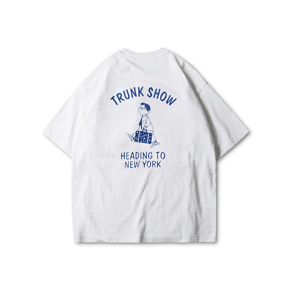 ESFAITrunk ShowHeading To New York T-Shirts(White/Blue)
