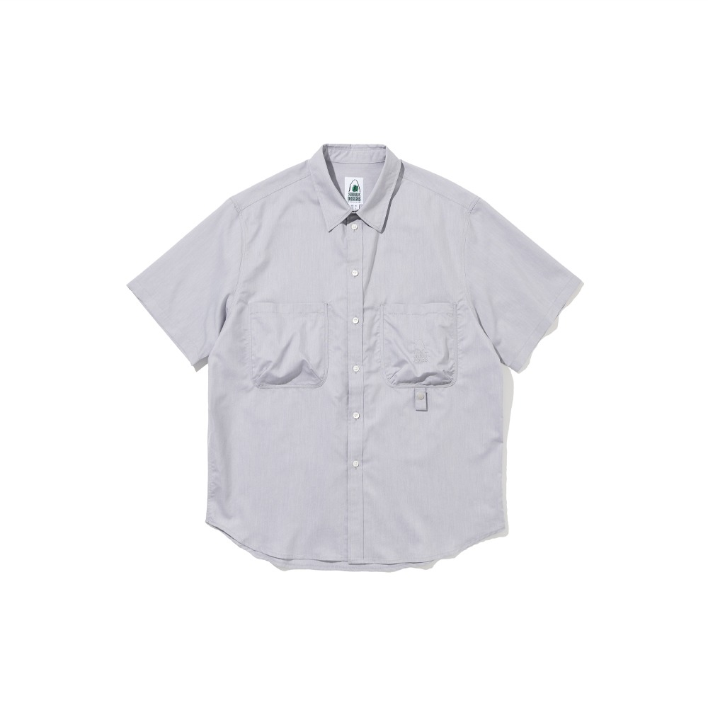 SIERRA DESIGNSOxford Pocket Short Shirts(Gray)20% Off