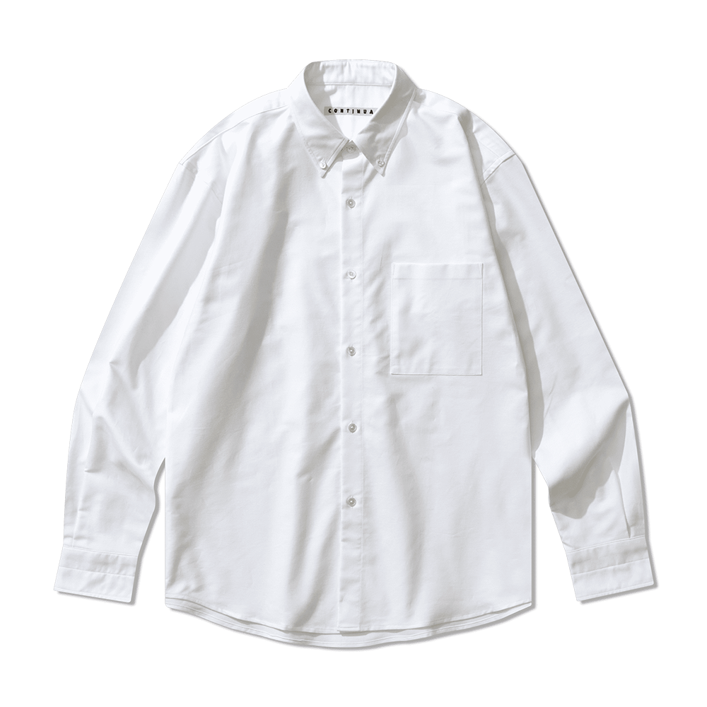 CONTINUABasic Shirts(OCBD)(White)