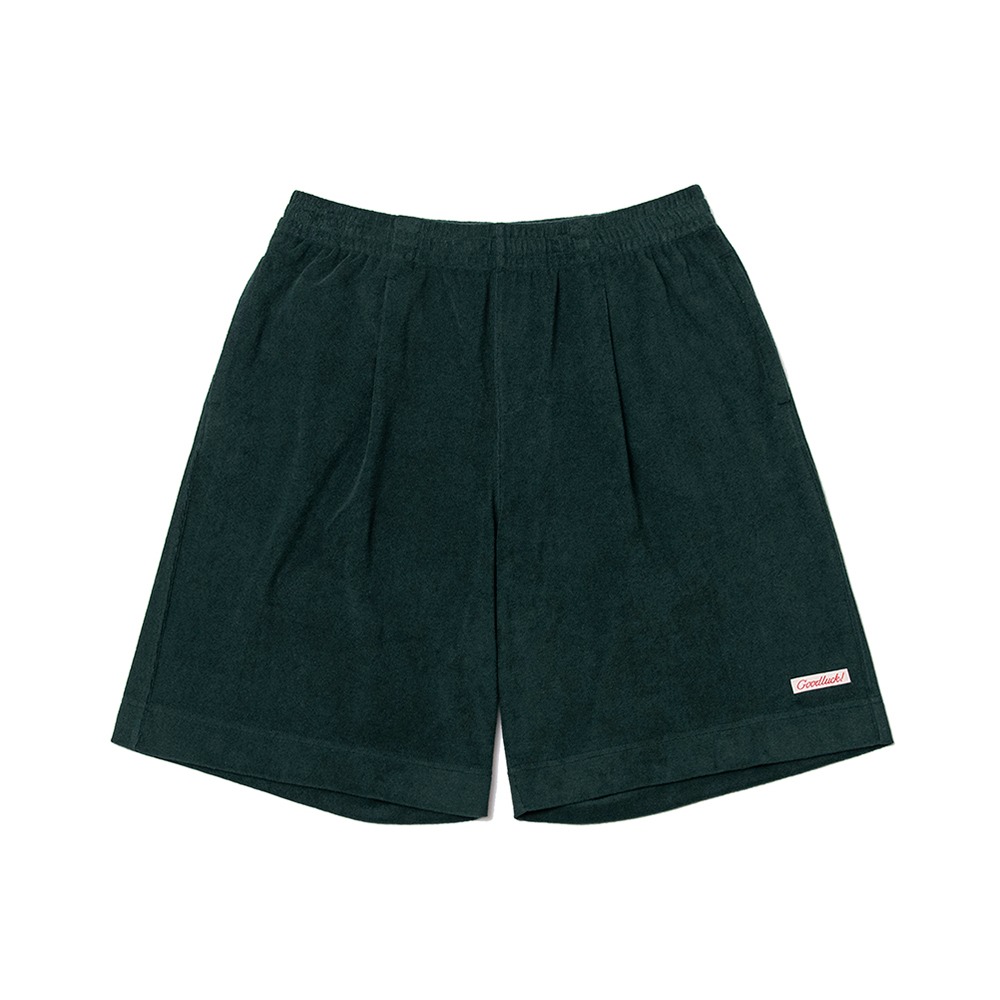BEAT &amp; SLNCTerry Wide Shorts(Green)