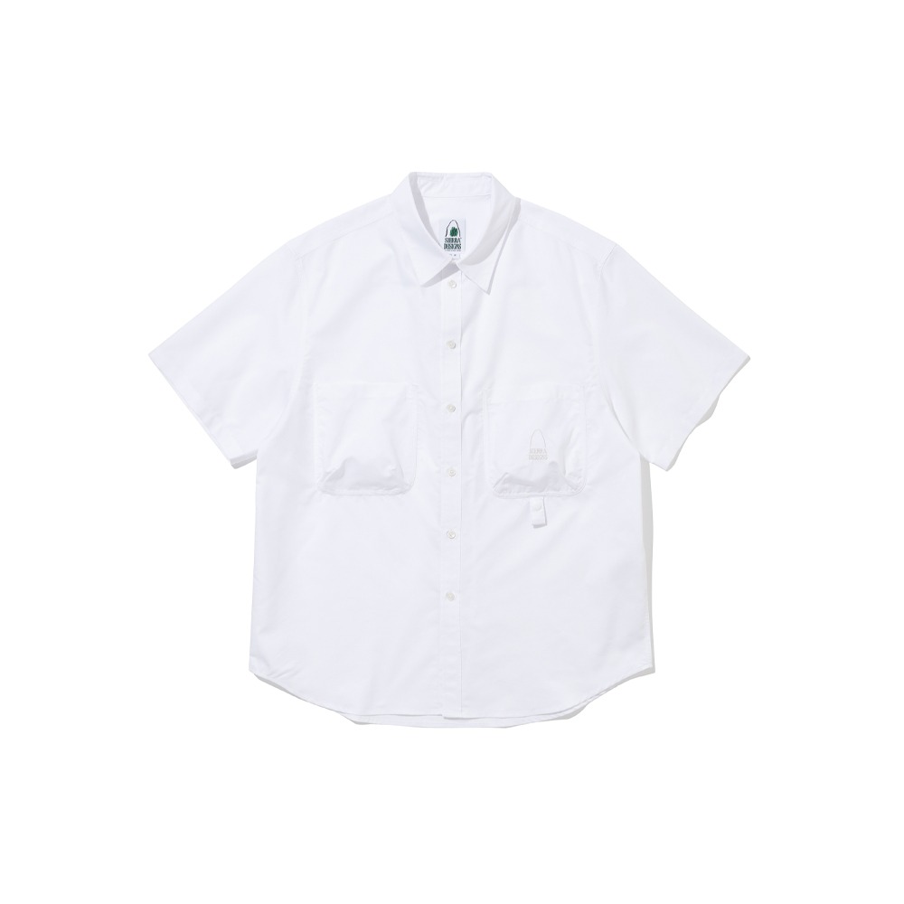 SIERRA DESIGNSOxford Pocket Short Shirts(White)