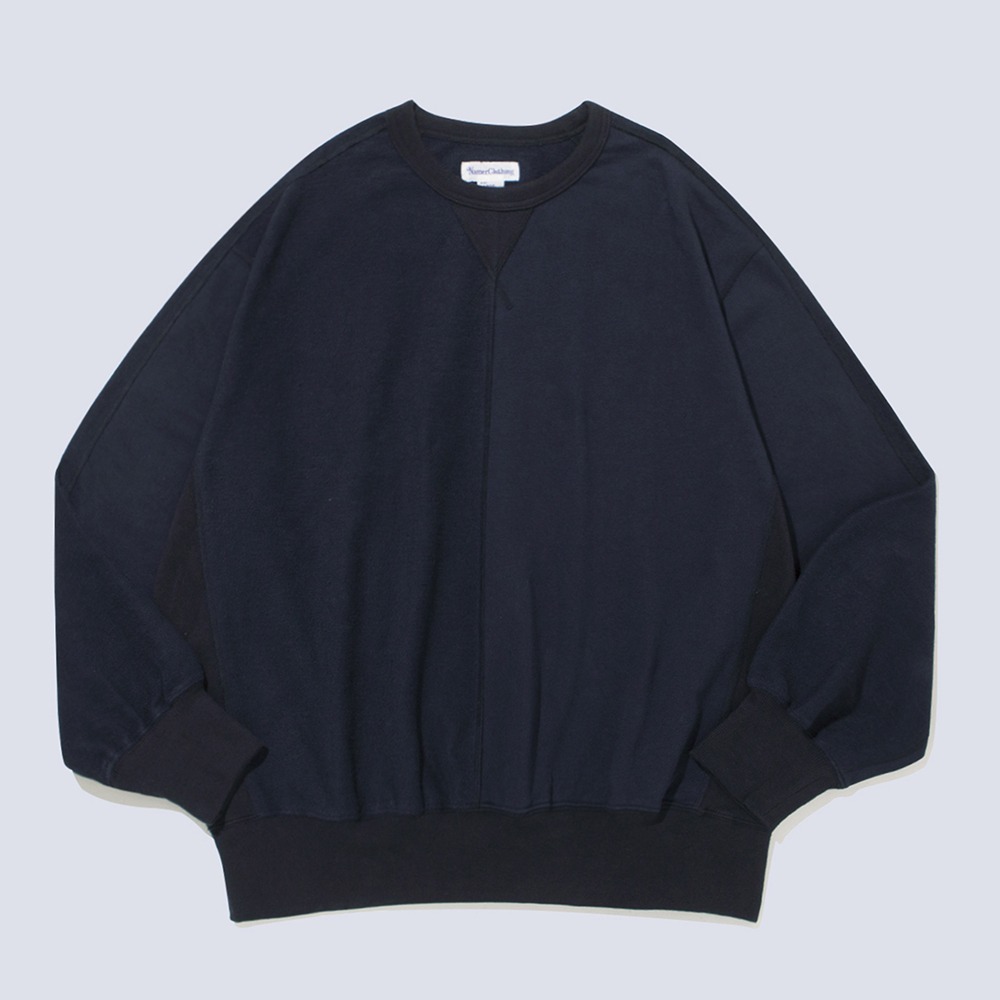 NAMER CLOTHINGHalf Reverse Sweatshirts(Navy)