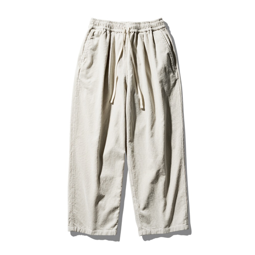 DEUTEROCorduroy Wide Pants(Off White)