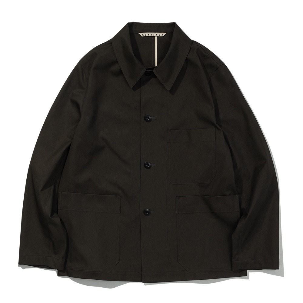 CONTINUAVentile Chore Jacket(Khaki Grey)