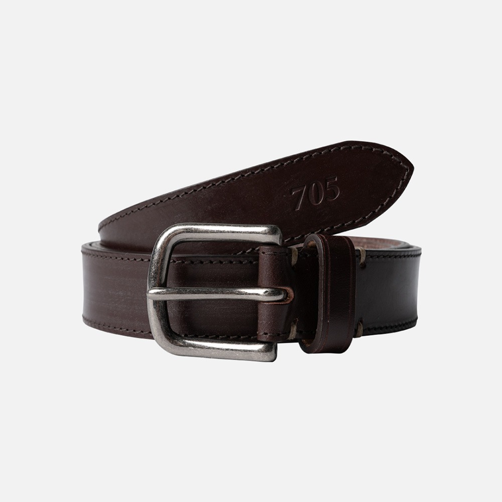 ROUGH SIDE Bridle Leather Belt(Brown)