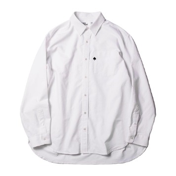BEAT &amp; SLNCSpade Embroidered Relaxed Oxford Shirts(White)30% OFF