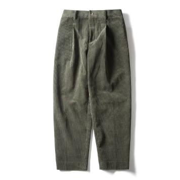BEAT &amp; SLNCCord Pleated Trousers(Khaki Green)30% OFF
