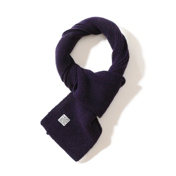 HORLISUN21FW Skiff Silk Napping Knit Muffler(Purple)
