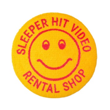 SLEEPER HIT VIDEO*RESTOCK*S.H.V. Smiley Rug(Yellow)