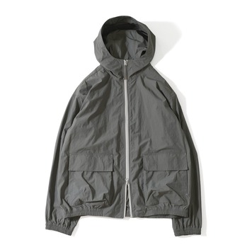 HORLISUN21FW Breeze Nylon Hood Zip Up Jacket(Dark Gray)