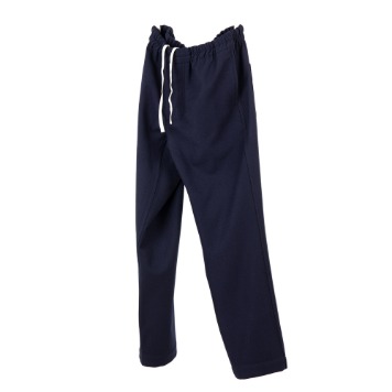 DOCUMENTMelange Wool Pajama Pants(Navy)