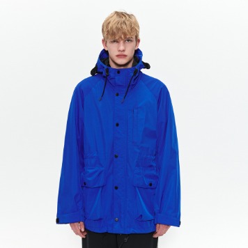 AFTER PRAYLeisure Military Hoodie Shell Parka(Blue)