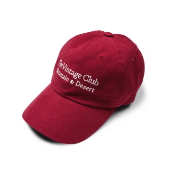 THE RESQ &amp; COThe Vintage Club Cap(Red)