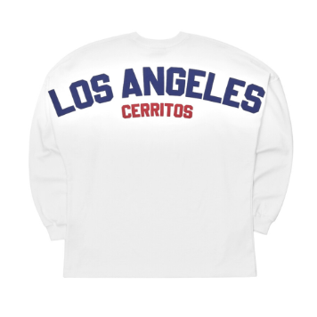 HOTEL CERRITOSLos Angeles Long Sleeve T-Shirt(White)30% OFF