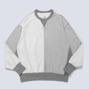 NAMER CLOTHINGHalf Reverse Sweatshirts(Gray)
