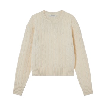 KEI CURRENTCable Knit(Ivory)