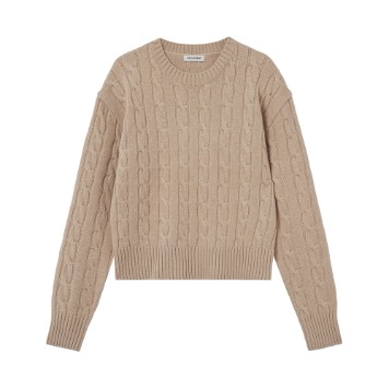 KEI CURRENTCable Knit(Beige)30% OFF