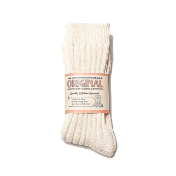 ALL TIME ORIGINAL*RESTOCK*Low Gauge Cotton Knit Socks(Natural)