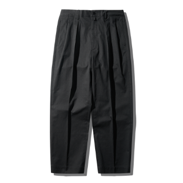 CONTINUABox Pleated Chino(Charcoal)