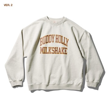 DEUTEROBuddy Holly Sweat ShirtsNew Wide Fit - Ver. 2(O-Melange Grey)