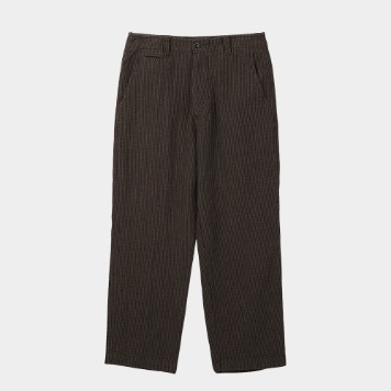 HOMLYStripe Trousers(Brown)