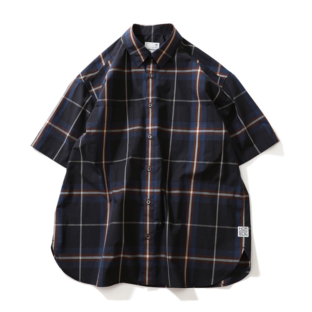 HORLISUNOphir Multi Stripe Short Sleeve Shirts(Black Layer)