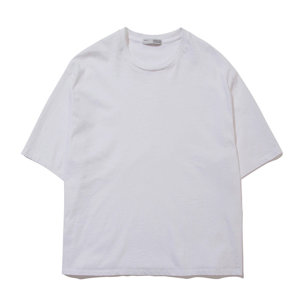POTTERYShort Sleeve Comfort T-ShirtFine Cotton 17/1 BD Single Jersey(White)