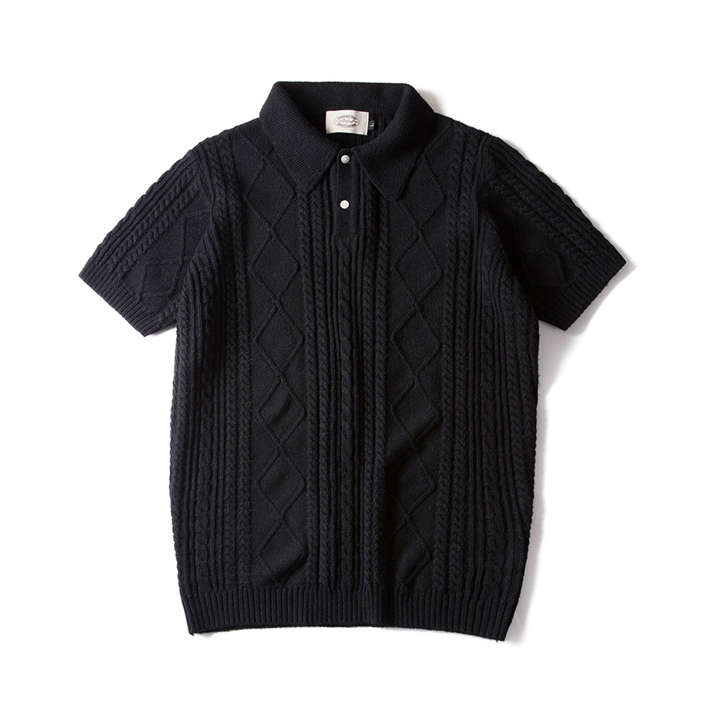AMFEASTFisherman Summer Knitwear(Black)30% OFF