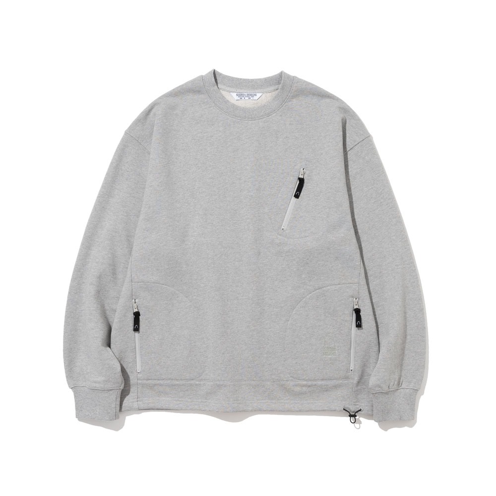 SIERRA DESIGNSUtility Pocket Sweatshirts(8% Melange Grey)