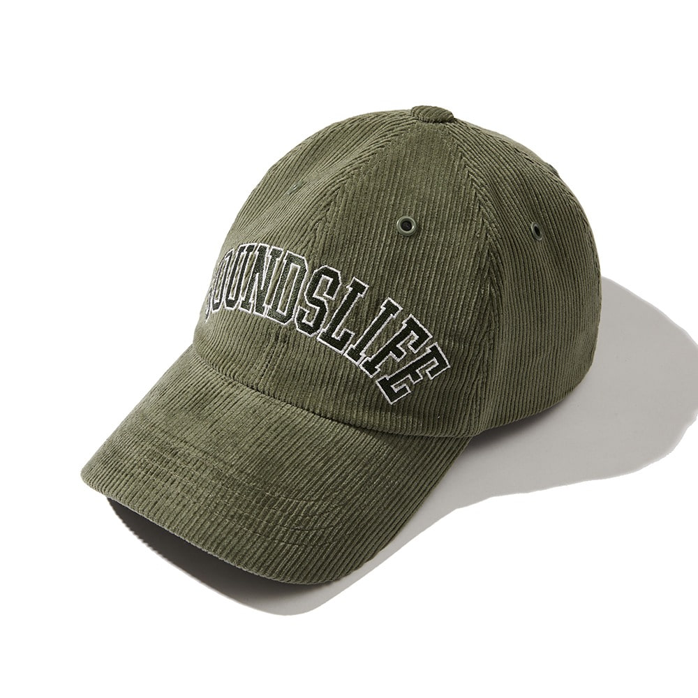 SOUNDSLIFEArch Loge Corduroy Ball Cap(Olive))30% OFF