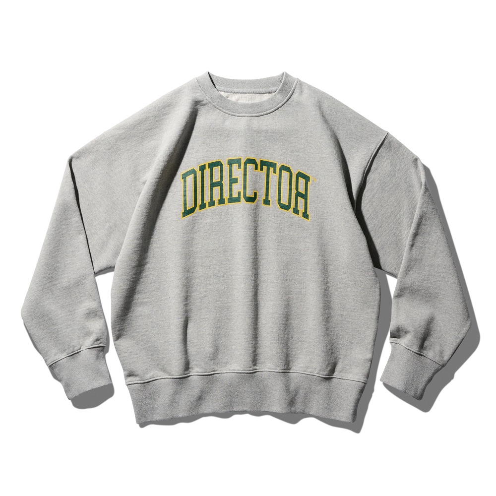 DEUTERODirector Sweat Shirts(2C Print)* New Wide Fit *(8% Melange Grey)